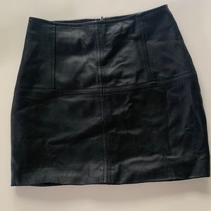 ASOS mini leather skirt